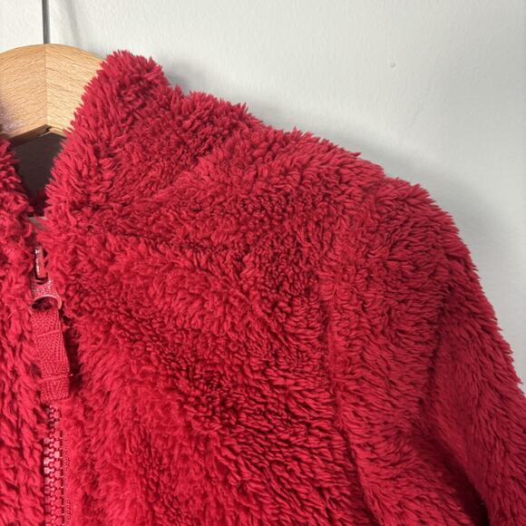 Cat And Jack Red Fuzzy Jacket - Picture 2 of 4